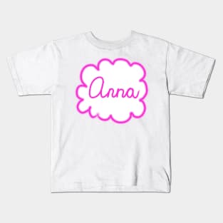 Anna. Female name. Kids T-Shirt